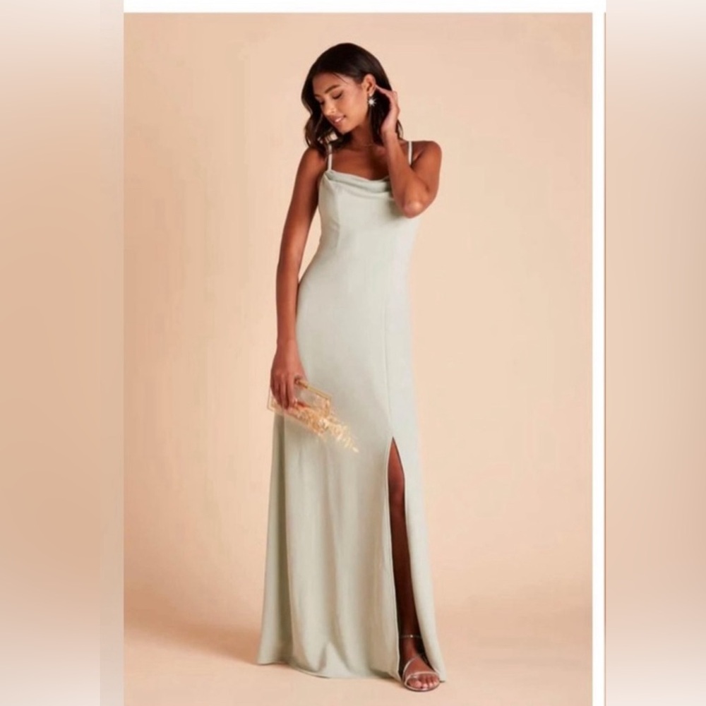 Birdy Grey, sage bridesmaid dress, size small